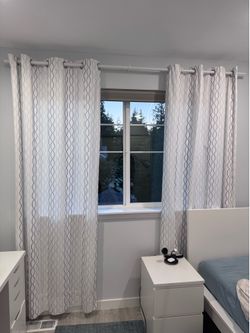 Ikea curtains with rod