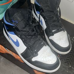 Jordan 1 white Black Racer Blue 