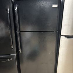 Black Fridge & Gas stove