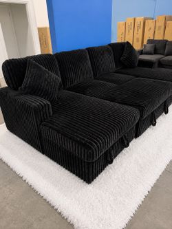 🛋️ New Sofa Sleeper Sectional with Storage & Charging $10 Down