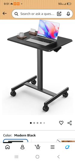 Mobile standing desk