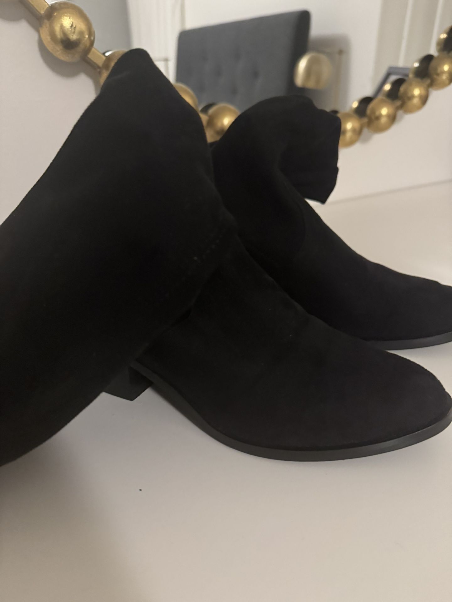 Heel Knee High Boots