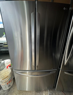LG 3-Door French Door Fridge Stainless Steel