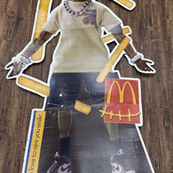 Travis Scott x McDonald's Cactus Jack Cutout Poster Merchandise 6-Foot