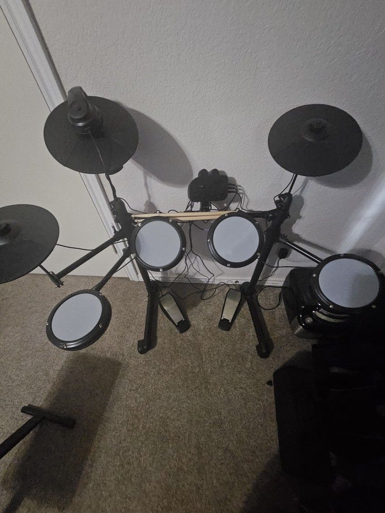 Electric Drum set With Sticks