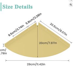 Golden Corner Shelves