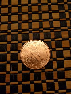 1 .OZ Pure Copper Round