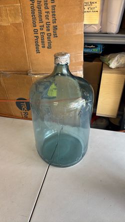 Glass 5 gall water jug