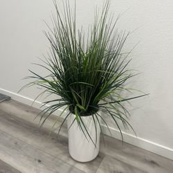 Artificial Potted Grass Plant