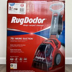 Like mew RugDoctor Deep Carpet Vacuum Cleaner with Pet Formula Cleaner and Upholstery Tool