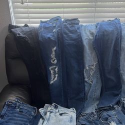 American Eagle and Hollister Jeans