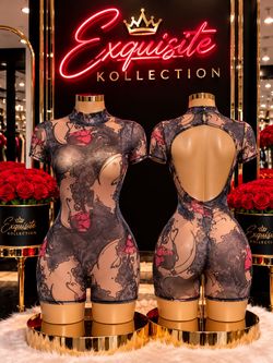 Floral print 1 piece