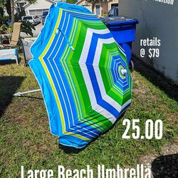 Large Beach Umbrella 