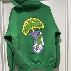 New Brain Dead Free Jazz Hoodie. Size Large (minor paint off on graphic)