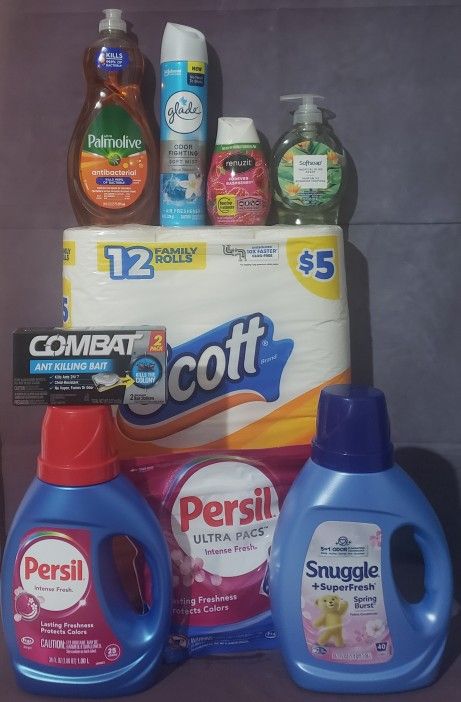 NASHVILLE, GA Lot Of 9 Persil Household Bundle
