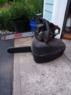 Craftsman chainsaw w/case