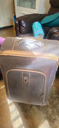 London Fog Brown Suitcase