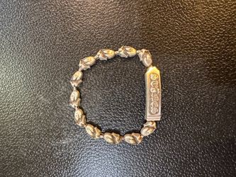 Chrome Hearts Lip Tongue Rolling Stones 11 Link Bracelet