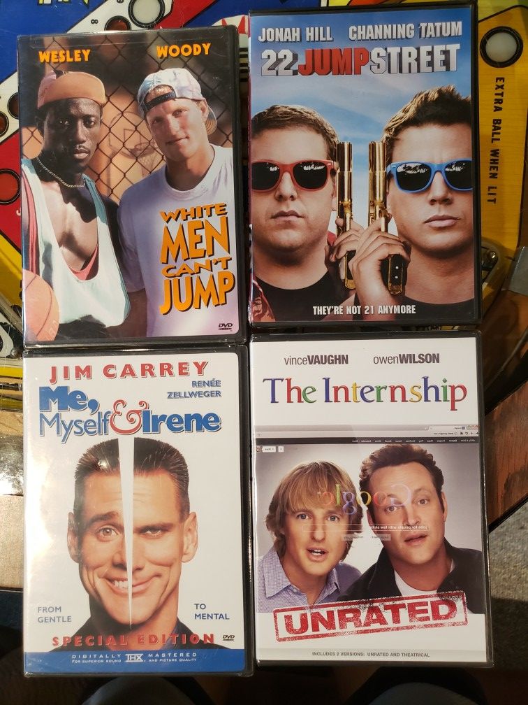 DVD Lot Comedy, X-Men, Jurassic Park, others