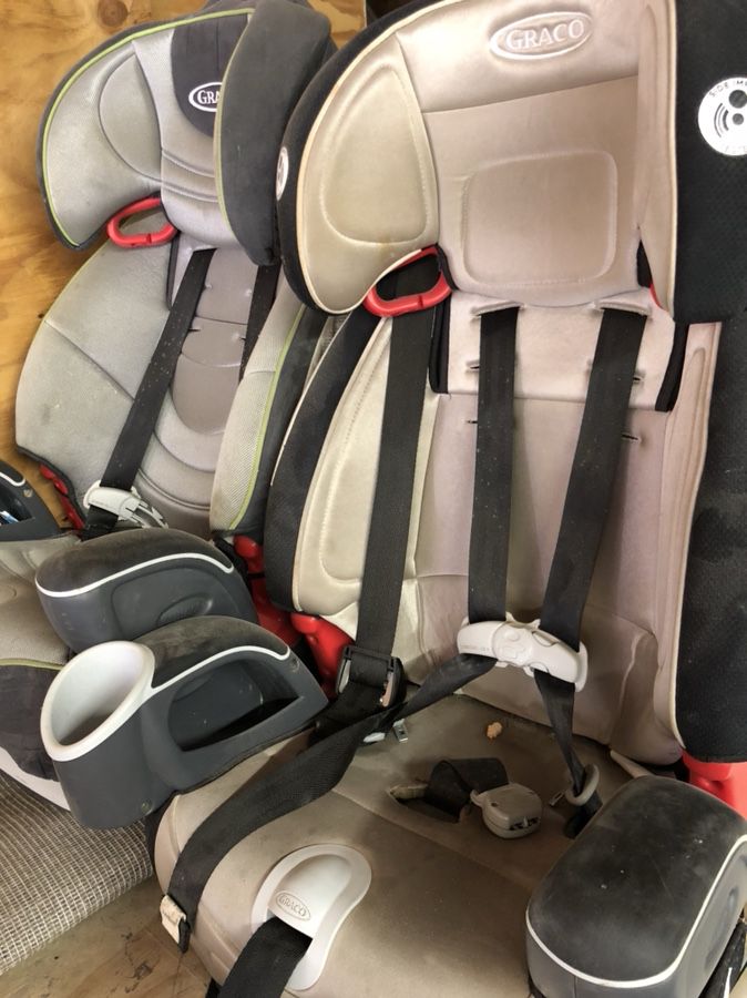 Two Graco Toddler Car Seat