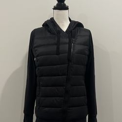 Athleta Goose Down Puffer Hoodie Jacket