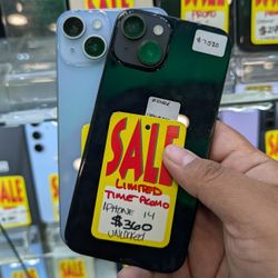 iPhone 14 Unlocked 128GB $80 Down 