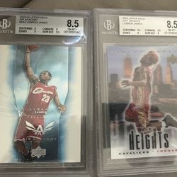 LeBron James Air Academy & City Heights Graded 8.5