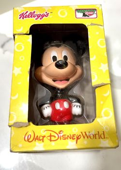 2002 Kellogg’s Walt Disney World Mickey Mouse Bobblehead w/ Box – Keebler Promo