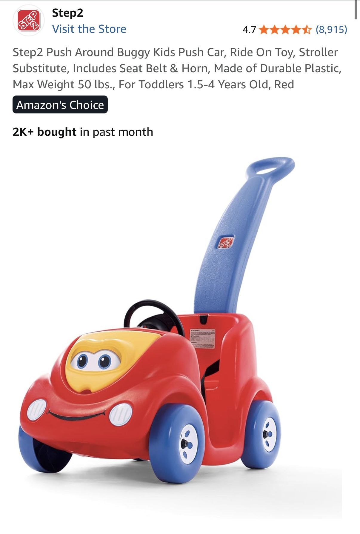 step 2 push car