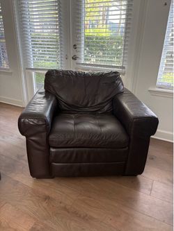 Free Brown Leather Chair