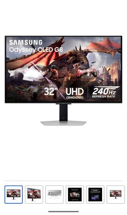 Samsung Odyssey 4k Oled 32 Inch Gaming Monitor