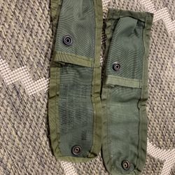 2 US Military Issue M9 Universal Pistol 9mm Magazine Pouch Set 2