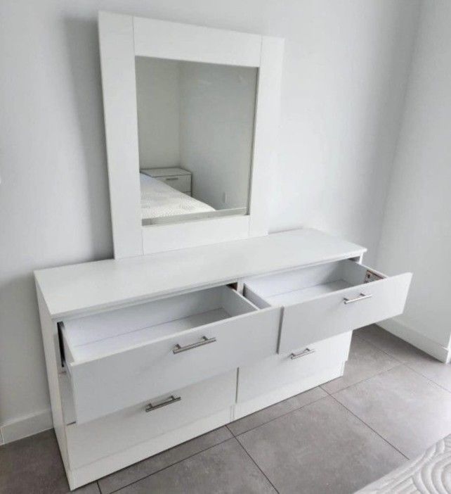 Dresser And Mirror