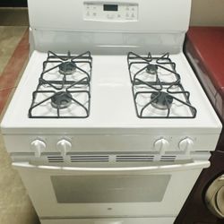 Gas Range White 