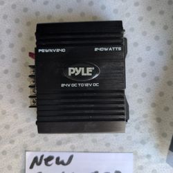 Pyle 240 Watt  24v DC To 12v DC Converter 