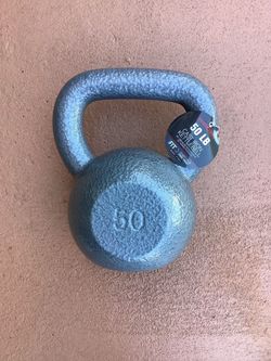 50.lbs x 1 kettlebells NEW