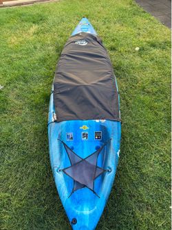 Kayaks with storage and travel accessories