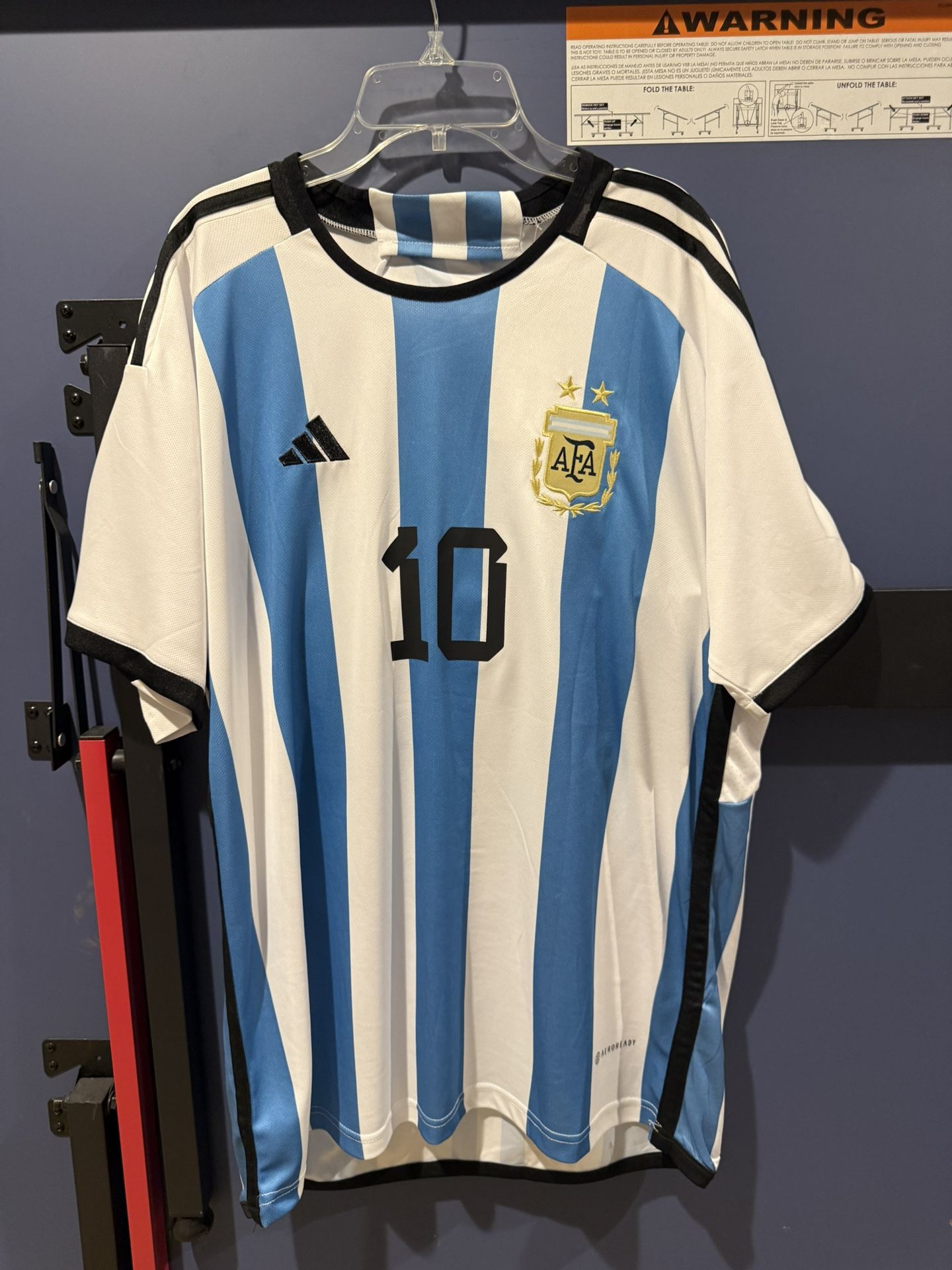 Men Argentina Messi Soccer Jersey