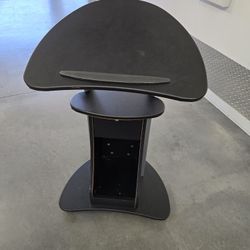 Adjustable Rolling Laptop Stand Between 27" To 48" Height 