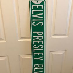 Elvis Presley Blvd Metal Sign 