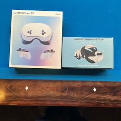 Meta Quest 3S w/ Adjustable Headset Battery Pack