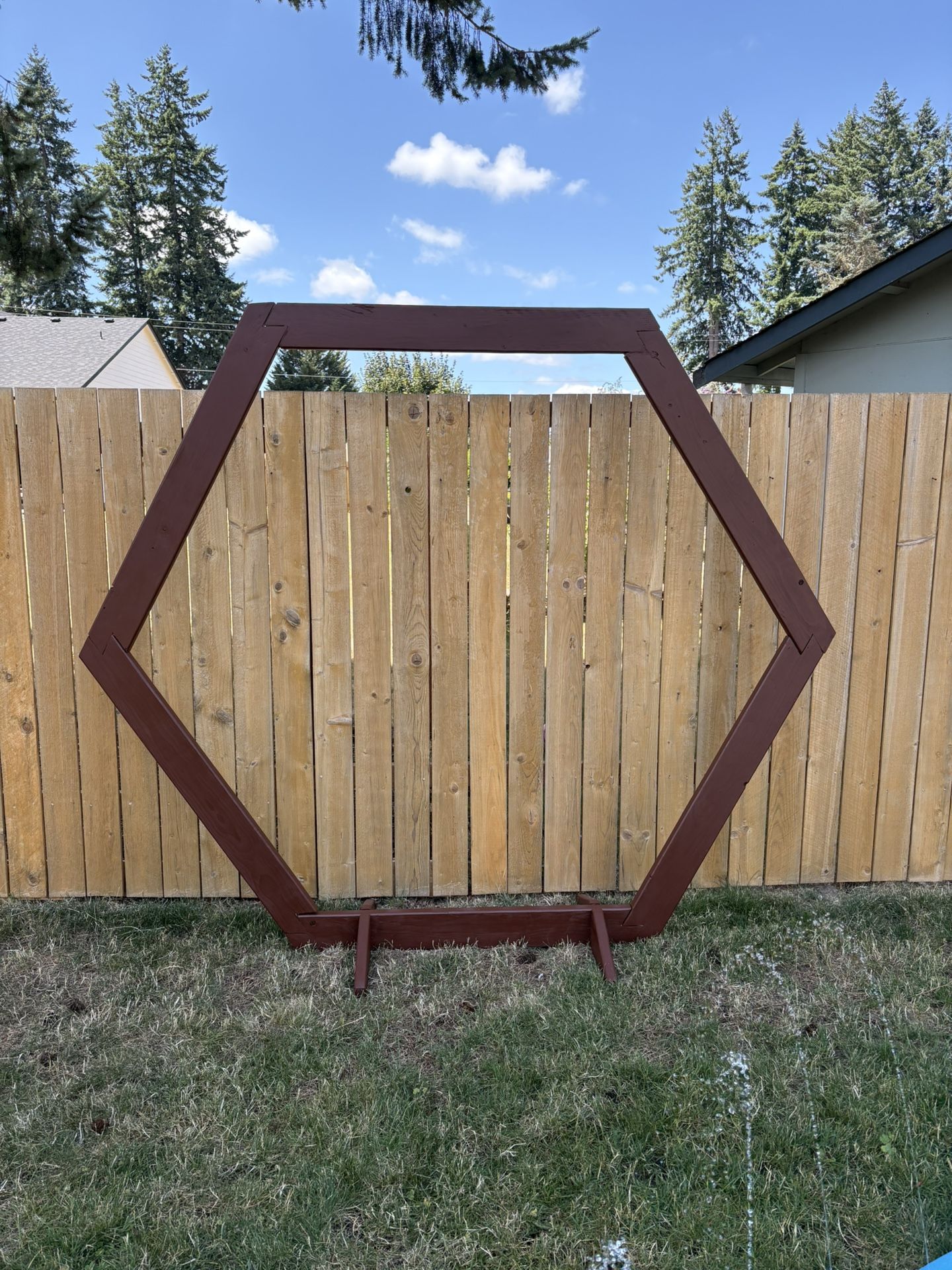 Hexagon Wedding Arch $400 OBO