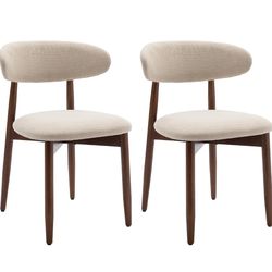 BRAND NEW 
Vannie Upholstered Solid Wood Dining Chair Side Chair (Set of 2),W111225009
