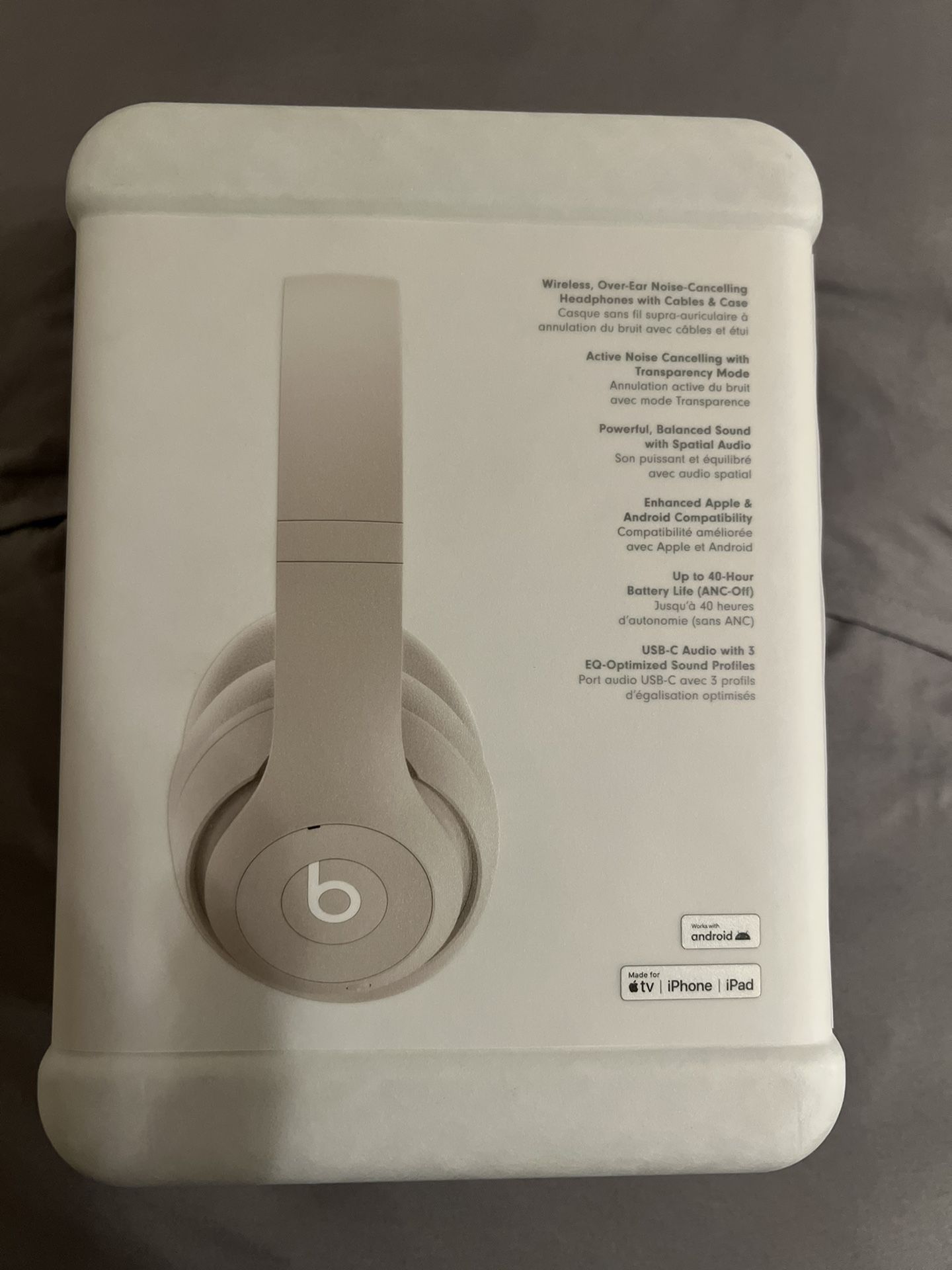 Beats Studio Pro Bluetooth Wireless Headphones New  Unopened Authentic Sandstone