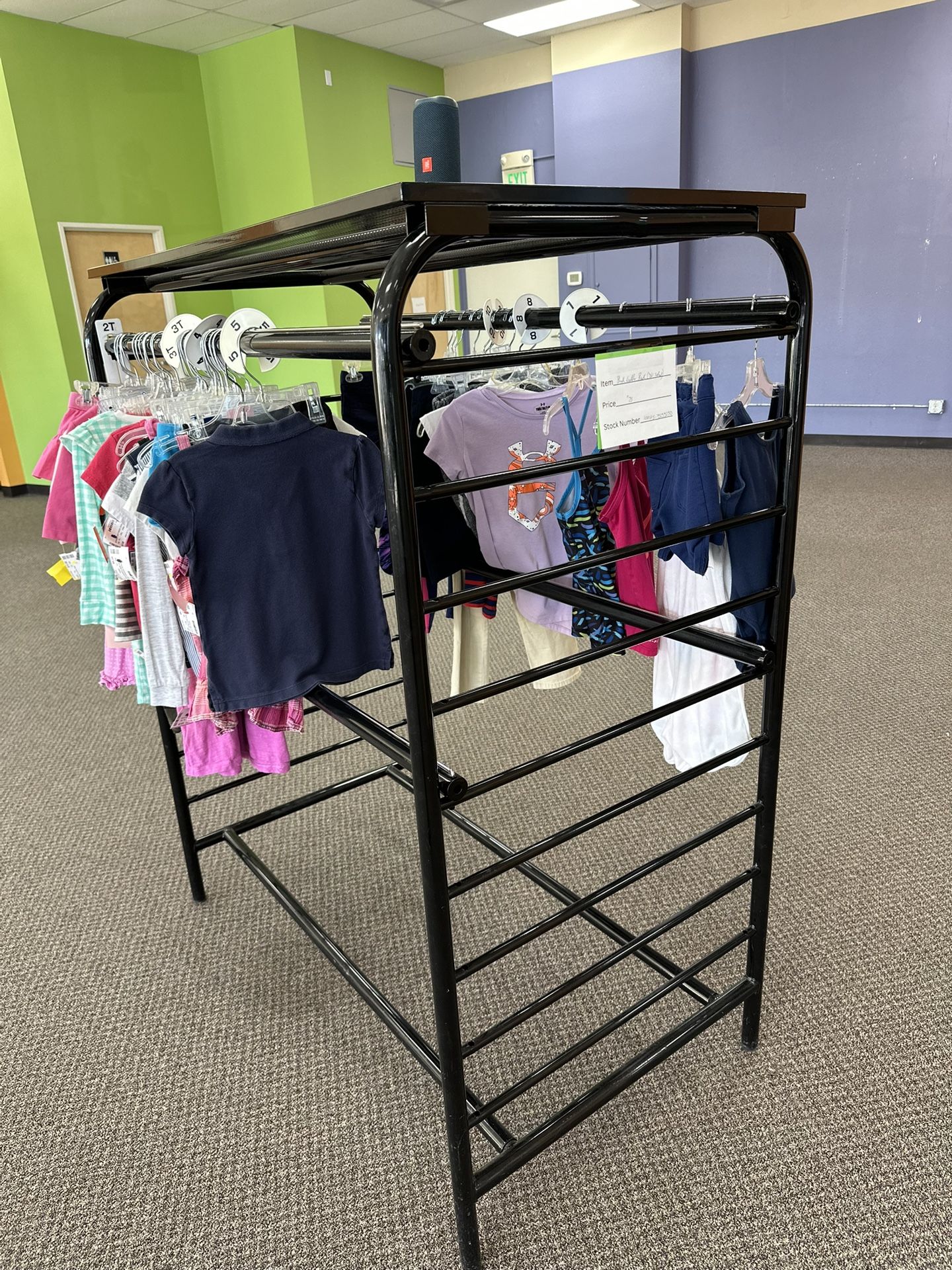 Retail Ladder Style Clothing Rack