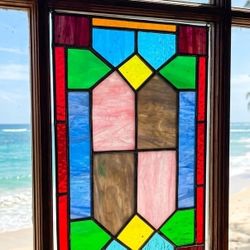 Stained Glass Sun Catcher Home Decor 
