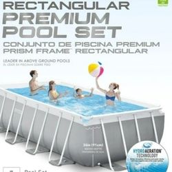 16ftx8ftx42in Rectangle Pool 