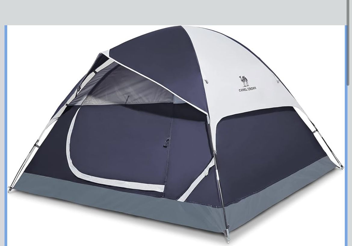 CAMEL CROWN Tents for Camping 2/3/4/5 Person Camping Dome Tent, Waterproof,Spacious, Lightweight Portable Backpacking Tent for Outdoor Camping/Hiking