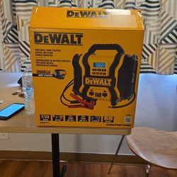 Dewalt, portable jump starter, digital inflator and power inverter