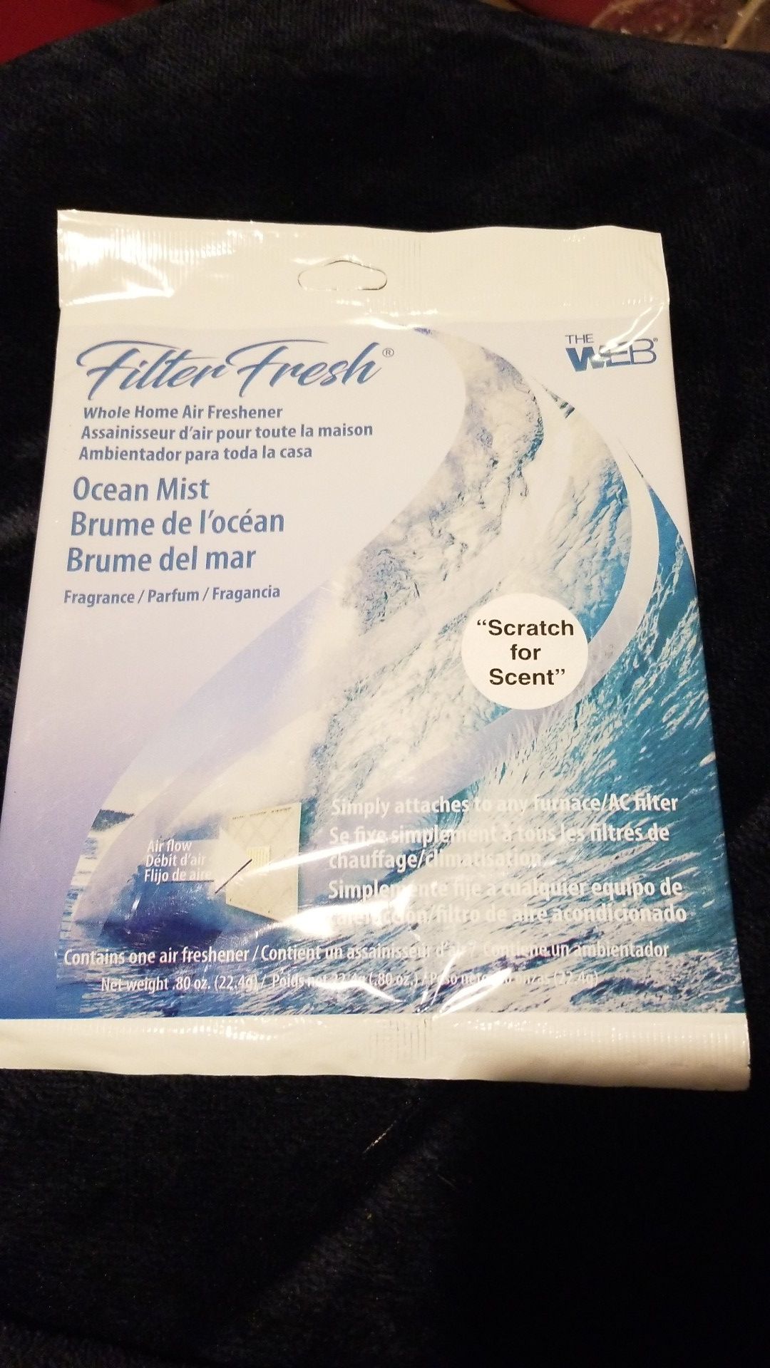 Filter fresh ocean mist